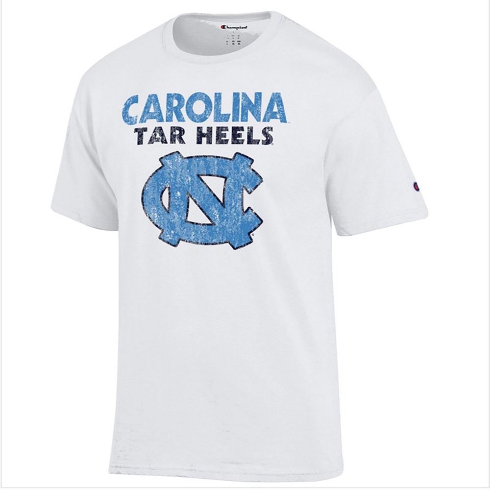 Champion University of North Carolina Tar Heels Men's Over Logo Graphic T-Shirt